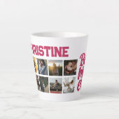 Die beste Mama der Mutter je Milchtasse (Vorderseite)