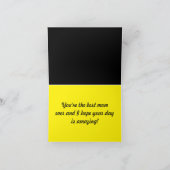 Die beste Mama der Muttertagskarte Karte (Innenseite)