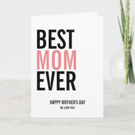 Die beste Mama der Muttertagskarte Karte