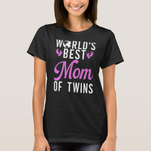 Die beste Mama der Twins Twin Mama T-Shirt