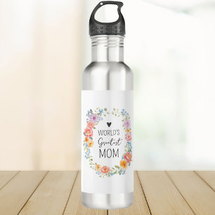 Die beste Mama der Welt Benutzerdefinierte Zitate  Edelstahlflasche