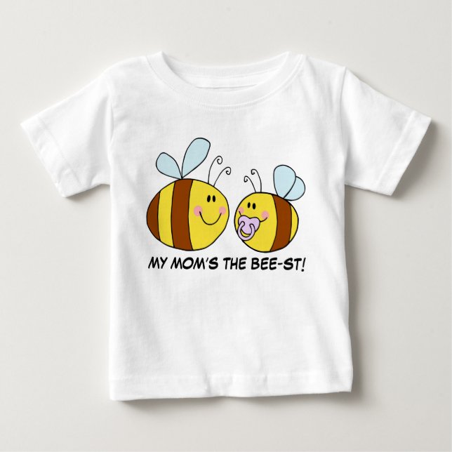 Die beste Mama der Welt (Biene) Baby T-shirt (Vorderseite)