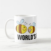 Die beste Mama der Welt (Biene) Kaffeetasse (Links)