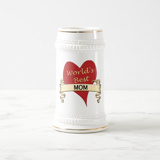 Die beste Mama der Welt Bierglas (Mittel)