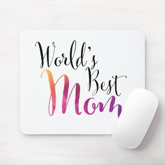 Die beste Mama der Welt (bunt) Mousepad (Mit Mouse)