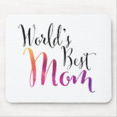 Die beste Mama der Welt (bunt) Mousepad (Vorne)