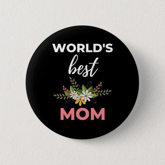 Die beste Mama der Welt Button (Vorderseite)