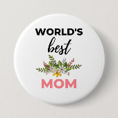 Die beste Mama der Welt Button (Vorderseite)