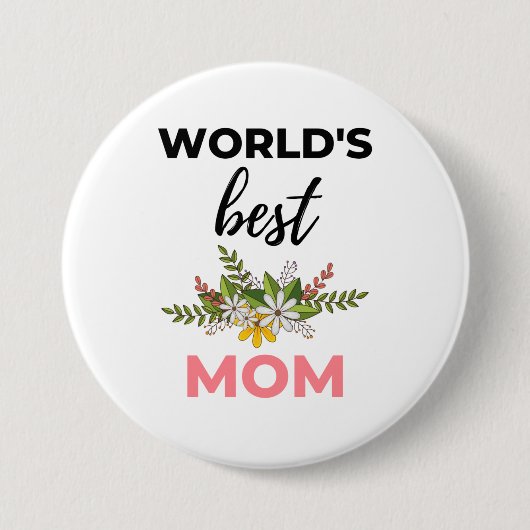 Die beste Mama der Welt Button (Vorderseite)