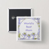 Die beste Mama der Welt Button (Vorne & Hinten)