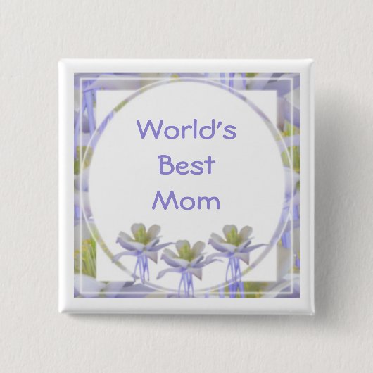 Die beste Mama der Welt Button (Vorderseite)