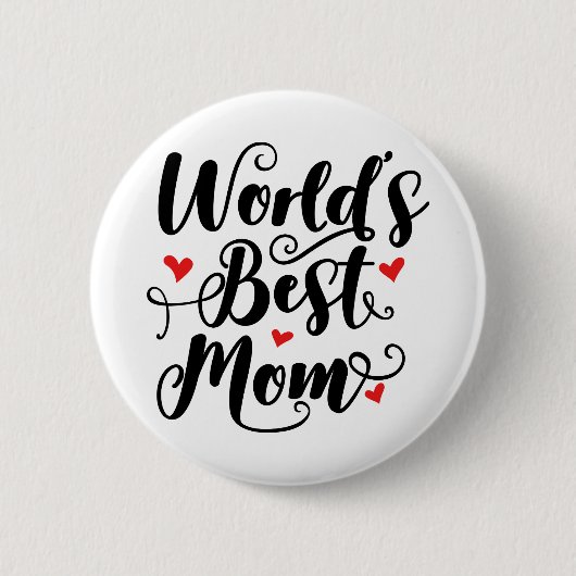 Die beste Mama der Welt Button (Vorderseite)