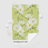 Die beste Mama der Welt, die botanische Weltgeschi Golfhandtuch (Insitu)