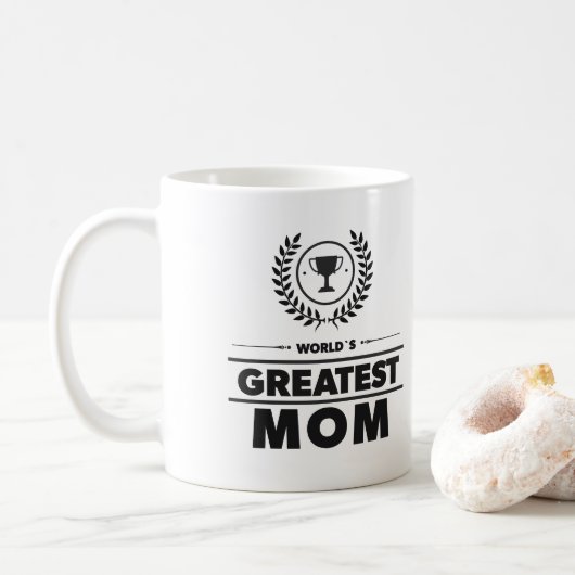 Die Beste MAMA der Welt Familiengeschenk Kaffeetasse (Mit Donut)