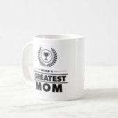 Die Beste MAMA der Welt Familiengeschenk Kaffeetasse (Vorderseite Links)