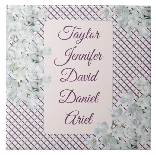 Die beste Mama der Welt Fliese (Vorderseite)