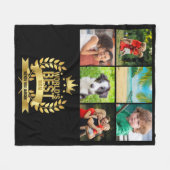 Die beste Mama der Welt - Foto Black Fleecedecke (Vorderseite (Horizontal))