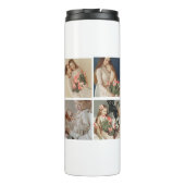 Die beste Mama der Welt - Foto Collage Geschenk | Thermosbecher (Rückseite)