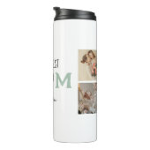 Die beste Mama der Welt - Foto Collage Geschenk | Thermosbecher (Nach rechts gedreht)