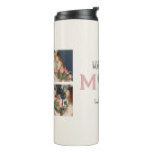 Die beste Mama der Welt - Foto Collage Geschenk | Thermosbecher (Nach links gedreht)