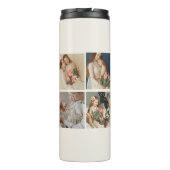 Die beste Mama der Welt - Foto Collage Geschenk | Thermosbecher (Rückseite)