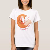 Die beste Mama der Welt - Fuchs Mama und Baby T - T-Shirt (Vorderseite)