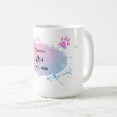 Die beste Mama der Welt für Hunde - Niedliche Tass Kaffeetasse (VorderseiteRechts)