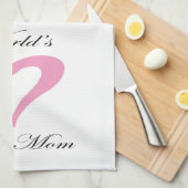 Die beste Mama der Welt Geschirrtuch (Viertel Falte)