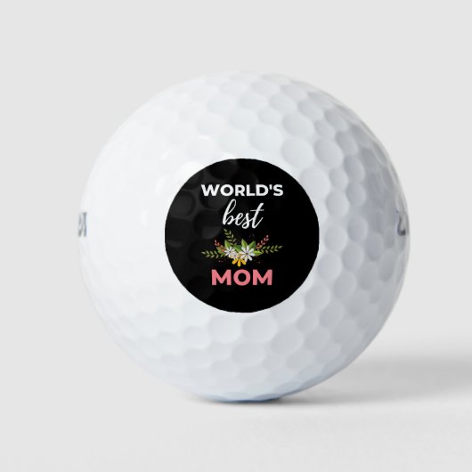 Die beste Mama der Welt Golfball (Vorderseite)
