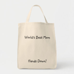 Die beste Mama der Welt, Hände unten! Tragetasche