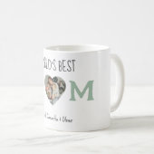 Die beste Mama der Welt - Herz-Foto und Geschenk f Kaffeetasse (VorderseiteRechts)
