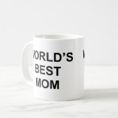 Die beste Mama der Welt Kaffeetasse (Vorderseite Links)