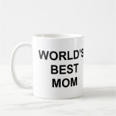 Die beste Mama der Welt Kaffeetasse (Links)