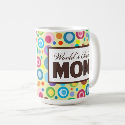 Die beste Mama der Welt Kaffeetasse (VorderseiteRechts)