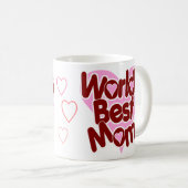 Die beste Mama der Welt! Kaffeetasse (VorderseiteRechts)