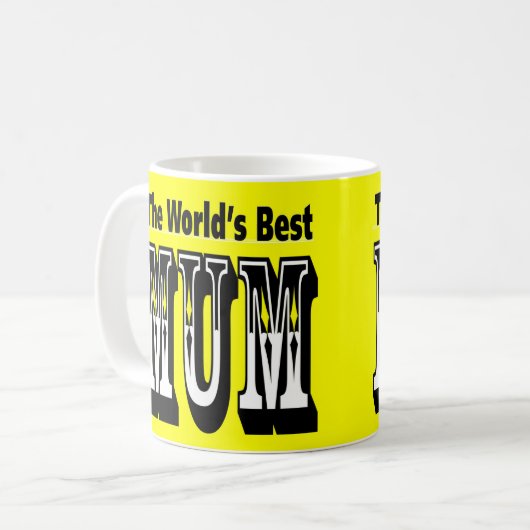 Die beste Mama der Welt Kaffeetasse (Vorderseite Links)