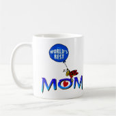 Die beste Mama der Welt Kaffeetasse (Links)
