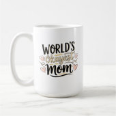 Die beste Mama der Welt Kaffeetasse (Links)