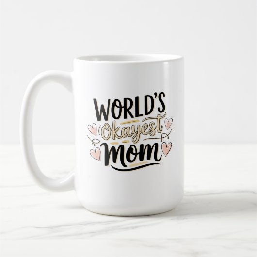 Die beste Mama der Welt Kaffeetasse (Links)