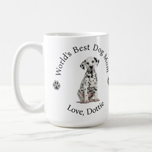 Die beste Mama der Welt Kaffeetasse (Links)