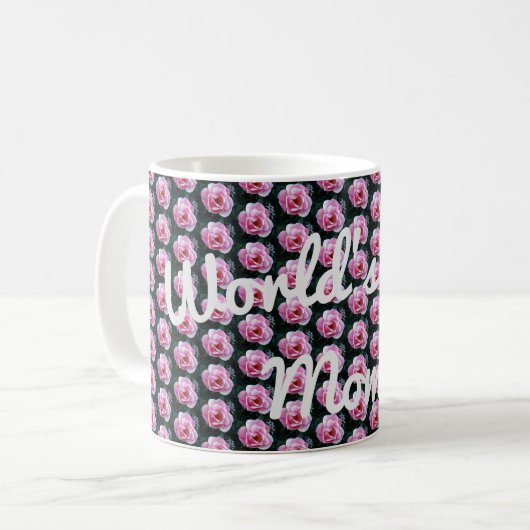 Die beste Mama der Welt! Kaffeetasse (Vorderseite Links)