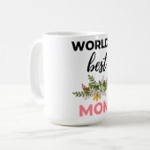 Die beste Mama der Welt Kaffeetasse (Vorderseite Links)