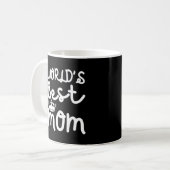 Die beste Mama der Welt Kaffeetasse (Vorderseite Links)