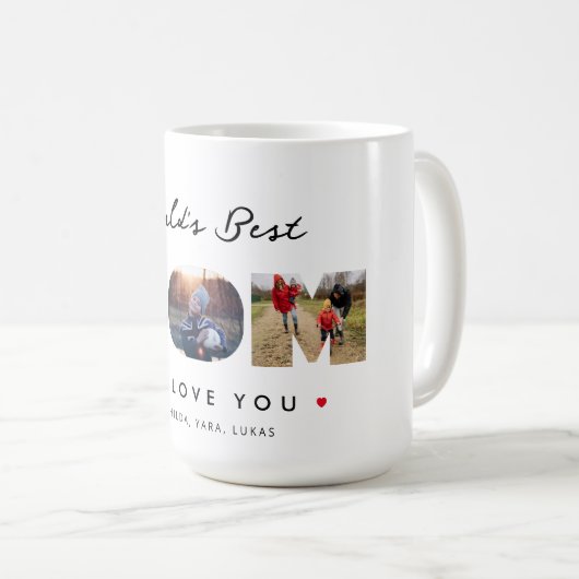 Die beste Mama der Welt Kaffeetasse (VorderseiteRechts)