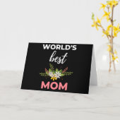 Die beste Mama der Welt Karte (Gelbe Blume)