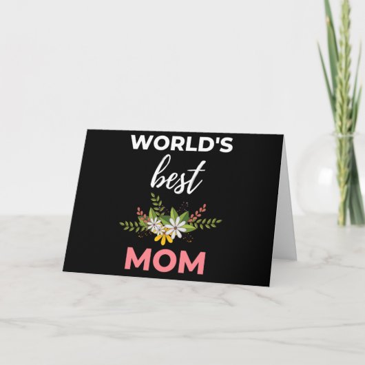 Die beste Mama der Welt Karte (Vorderseite)