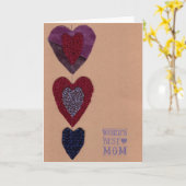 Die beste Mama der Welt Karte (Gelbe Blume)