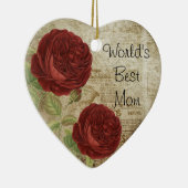 Die beste Mama der Welt Keramik Ornament (Rechts)