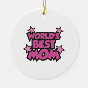 Die beste Mama der Welt Keramikornament