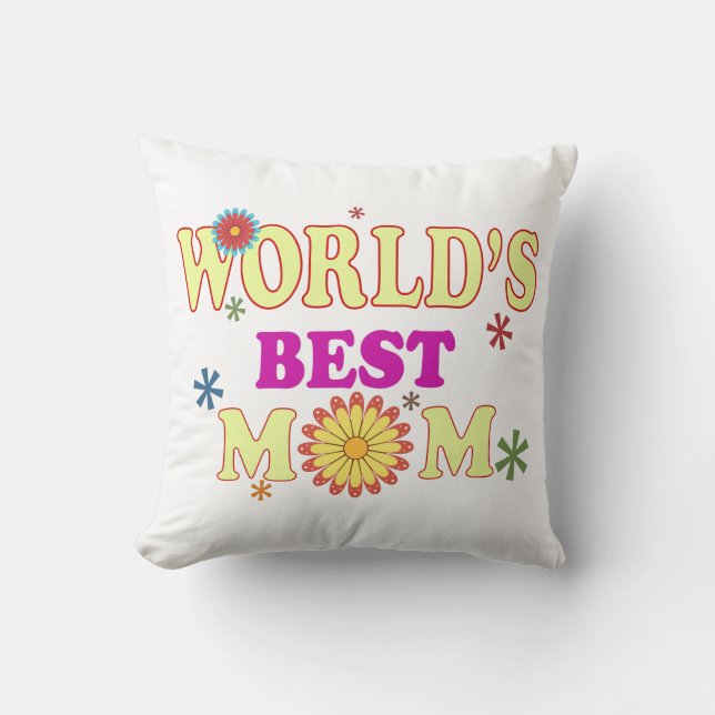 Die beste Mama der Welt Kissen (Vorderseite)
